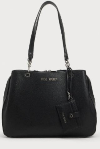 Borsa nera in pelle
