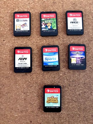 Juegos Nintendo Switch (sin caja, usados)