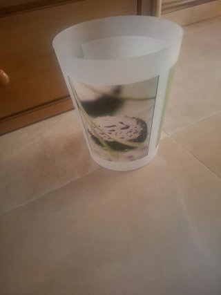 Vaso decorativo piedras zen y bambú