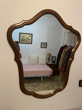 Juego de dormitorio: Cabecero, 2 mesitas, cómoda,