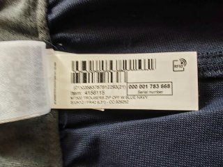Pantalón Forclaz MT500 da escursionismo blu