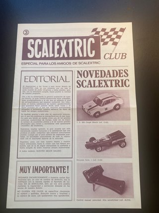 Revista Scalextric Club N.3