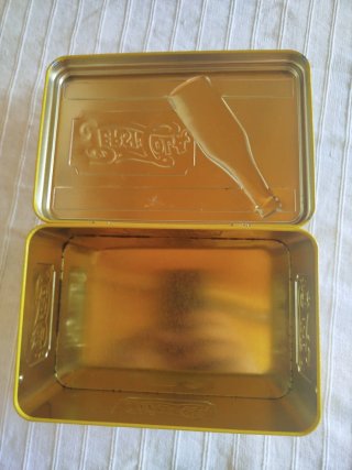 Caixa de metal Pepsi Cola Vintage