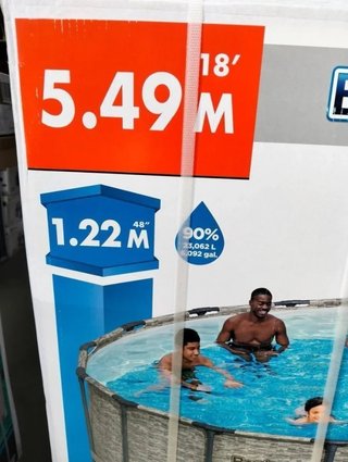 Piscina desmontable redonda Bestway Steel Pro Max Pool Set 549 x 122 cm