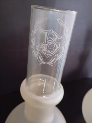 Pareja de Tulipas de cristal