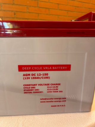 Batería Tensite 150Ah AGM VRLA