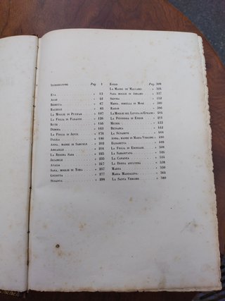 "Le Donne della Bibbia" 1855 Torriani con incision