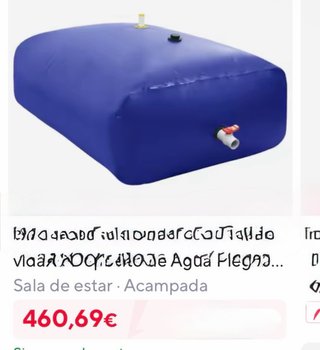 Depósito agua 5000Lplegable escucho ofertas. Nuevo
