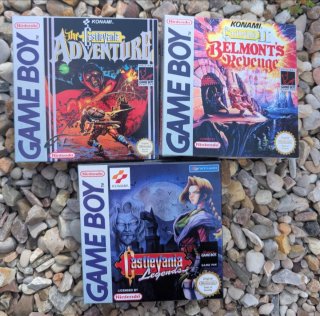 Cajas y manuales Game Boy Castlevania artesanales
