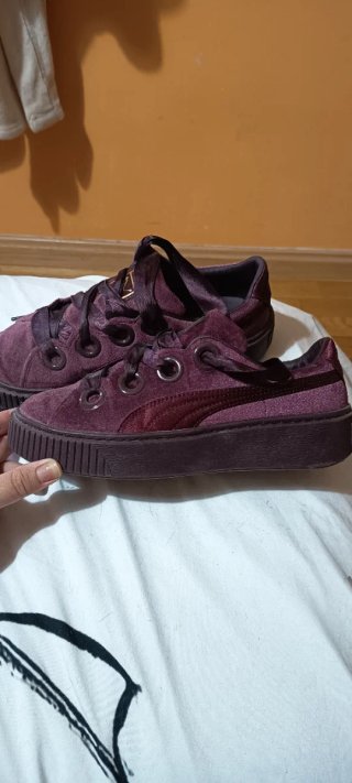 Zapatillas Puma Terciopelo Granate T37