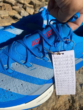 Zapatillas Adidas Adizero Prime Strung X3 Azul