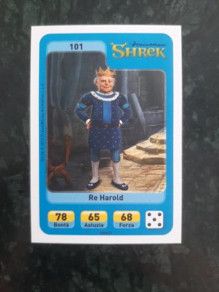 Carte Esselunga Eroi Dreamworks Shrek Re Harold