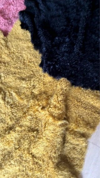Coperta sfoderata in  pecora tibetana riccia ,