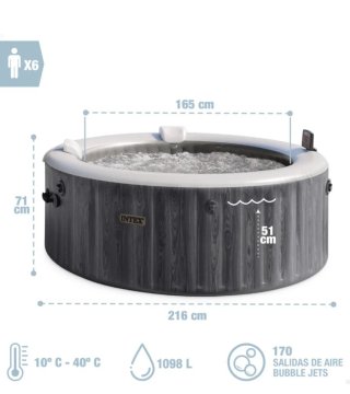 Spa Hinchable Intex 6 Personas