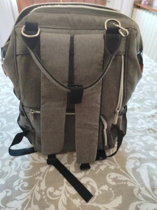 Mochila para bebé gris