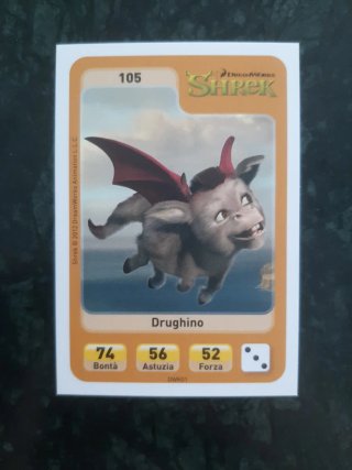 Carte Esselunga Eroi Dreamworks Shrek Drughino