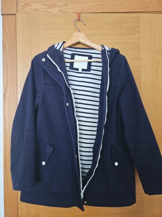 Chaqueta Springfield Azul y Blanca Talla L