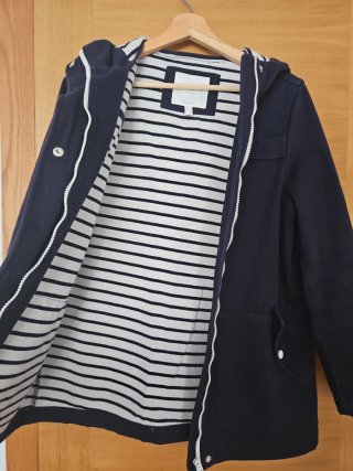 Chaqueta Springfield Azul y Blanca Talla L