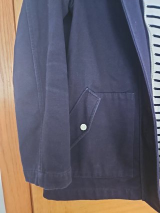 Chaqueta Springfield Azul y Blanca Talla L