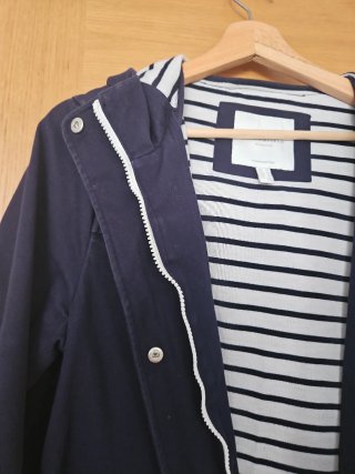 Chaqueta Springfield Azul y Blanca Talla L