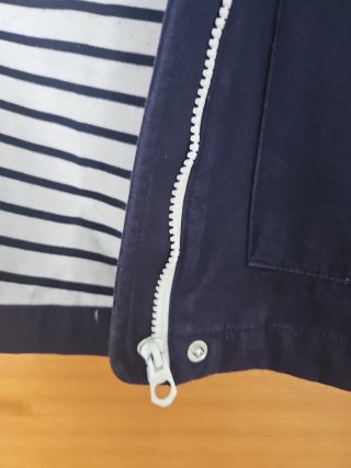 Chaqueta Springfield Azul y Blanca Talla L