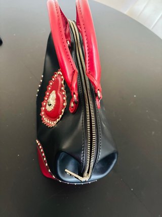 Bolso Moschino Love Corazón Negro Rojo
