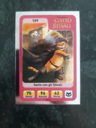 Carte Esselunga Eroi Dreamworks Gatto con Stivali