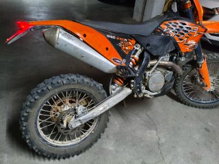 Moto Enduro/Motocross Naranja/Roja