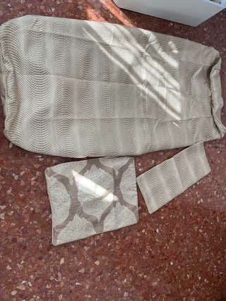 Funda sofá marroquí beige para sdari alto