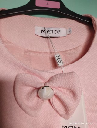 Blazer rosa pálido MEIDI.