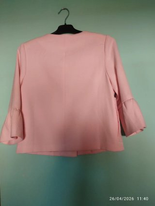 Blazer rosa pálido MEIDI.