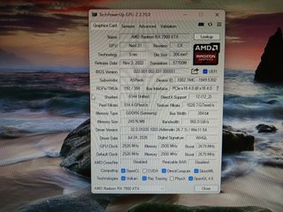 RX 7900 XTX 24GB Tarjeta Gráfica Asrock