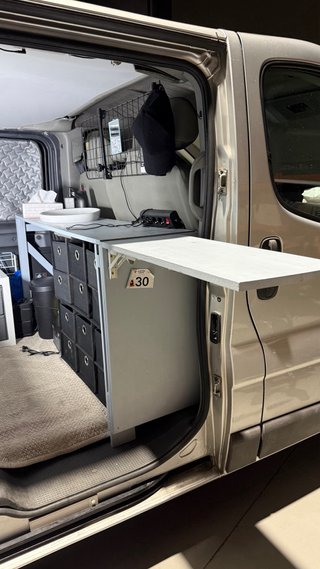 Muebles camper (cama y lavabo)