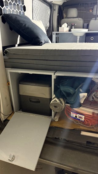 Muebles camper (cama y lavabo)