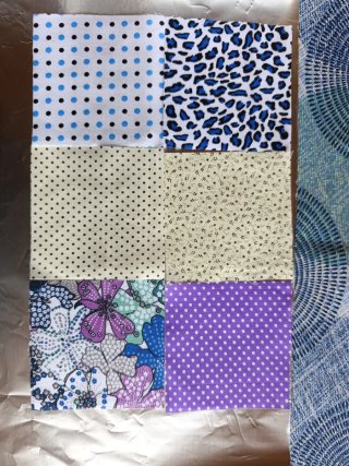 150 retales patchwork 10x10 cm