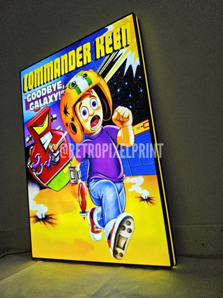 COMMANDER KEEN rótulo luminoso