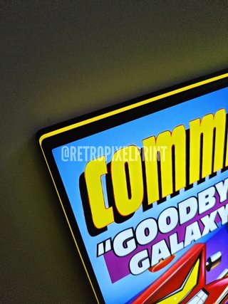 COMMANDER KEEN rótulo luminoso