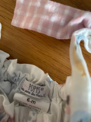 Vestido y pololos niña 6 meses