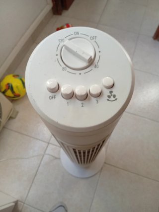 Ventilador de Torre Blanco