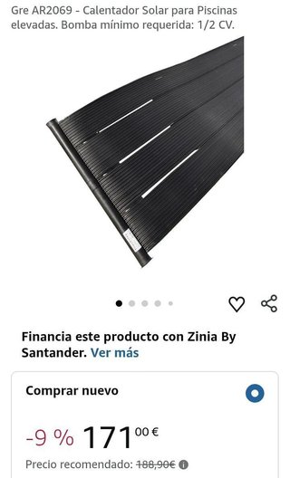 Gre AR2069 - Calentador Solar para Piscinas elevadas