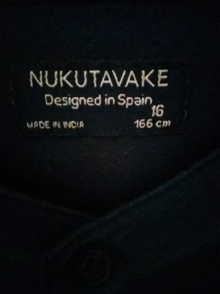 Camiseta manga larga chico NUKUTAVAKE 16 años