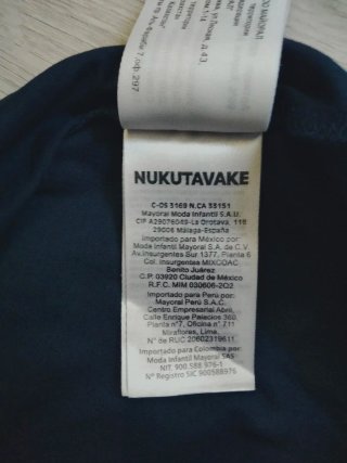 Camiseta manga larga chico NUKUTAVAKE 16 años