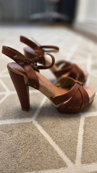 Sandalias de piel mujer