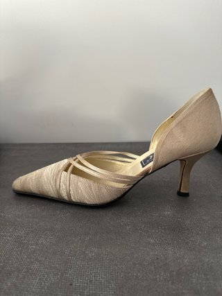 Zapatos de fiesta Supri beige/dorados