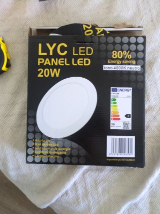 Panel LED 20W