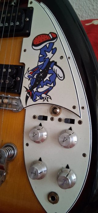 Teisco Teardrop 60s Guitarra Eléctrica