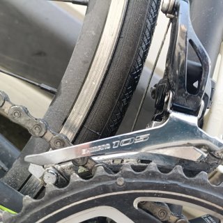 Bicicleta Merida Negra y Verde