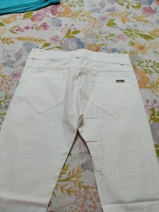 Pantalón pitillo blanco Rinascimento