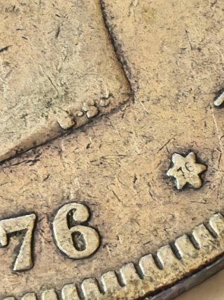 ESPAÑA ALFONSO XII 5 PESETAS - 1876 *--* 76  DEM