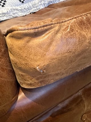 Sofá Chester Piel Marrón Maisons du Monde De Piel